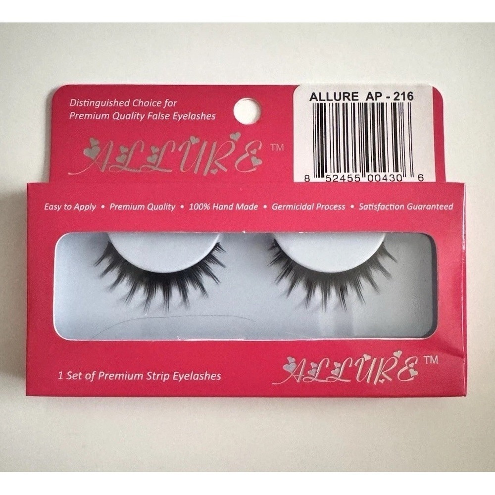 Allure Premium False Eyelashes Style AP-216 Handmade Strip Lashes